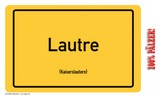 Frühstücksbrettchen Lautre (Ortsschild)