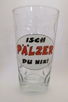 Dubbeglas "ISCH PÄLZER DU NIX!"