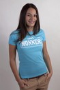 100% MONNEM! - Damen T-Shirt Aqua 